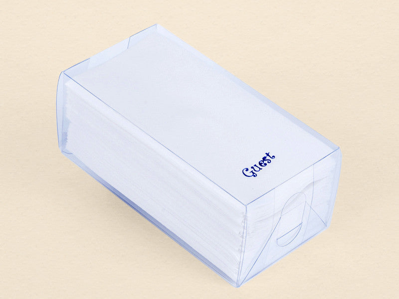 144 Count Nature's Linen Disposable Guest Hand Towels Personalized with a Name/Text